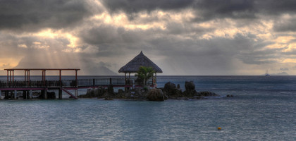 Закат на острове Маэ, Сейшелы