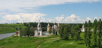 Вид на Успенский монастырь, Старица