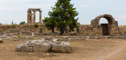 Руины древнего Коринфа, Греция