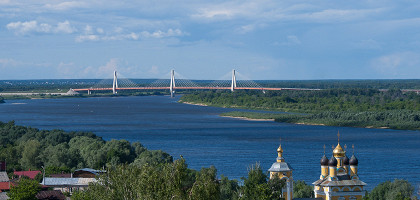 Муром, мост, Ока, церковь