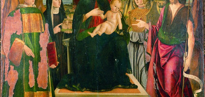 Pala Giovanni Santi - картины из экспозиции Градары