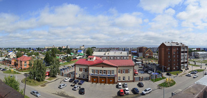 Вид на город Ишим