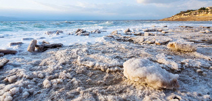 Соляные берега Мертвого моря, Иордания