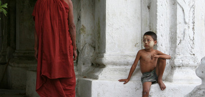 Бирма, монастырь в окрестностях Мандалая