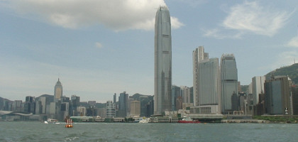 Вид на Гонконг из гавани