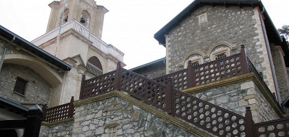 В монастыре Киккос, Кипр