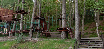 Веревочный Парк у озера Тихое в Светлогорске