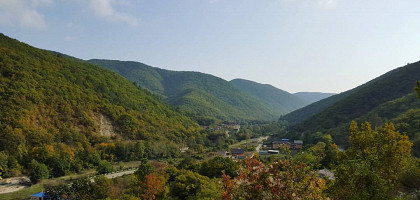 Вид на село Прасковеевка