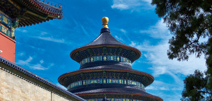 Вид на храм Неба, Пекин