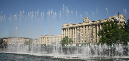 Фонтанный комплекс на Московской площади, Санкт-Петербург