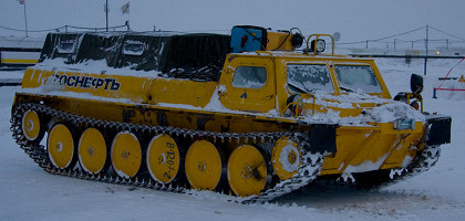 ГАЗ-34039 на Ванкорском месторождении в Восточной Сибири