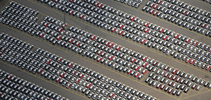 Огромнейшая парковка в Бремене