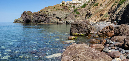 Побережье Черного моря, мыс Фиолент, Крым