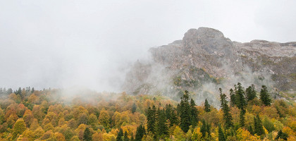 Гора Фишт осенью, Адыгея, Россия