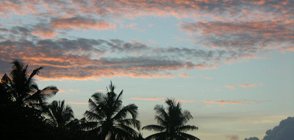 Закат, остров Мидхупару