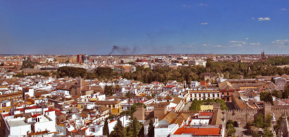 Панорама Севильи, испания