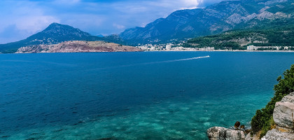 Сутоморе, Черногория, побережье и пляж Адриатического моря