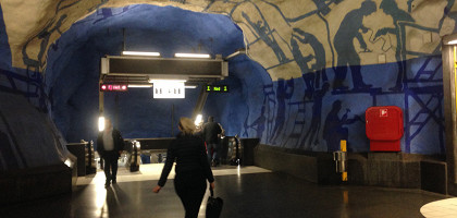 Переходы метро в Стокгольме