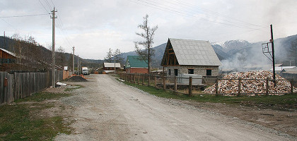 Утро в Усть-Коксе, Республика Алтай