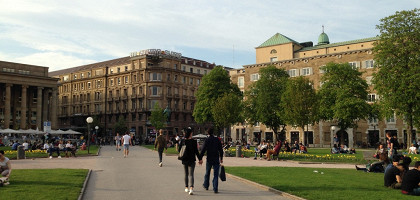 Центральная площадь Штутгарта, Германия
