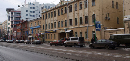 Московский театр Буфф, вход
