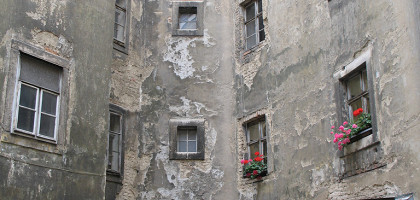 Башня дураков в Вене, двор