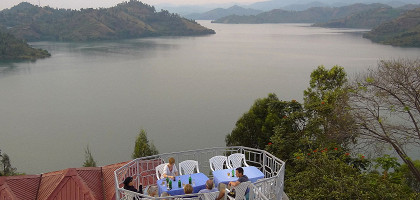 Вид на озеро Киву, Западная Руанда