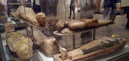 Британский музей в Лондоне, зал мумий