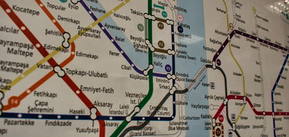 Карта метро Стамбула
