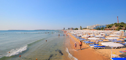 Пляж в Солнечном Береге