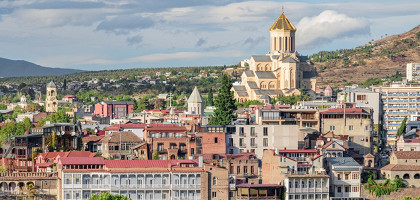 Вид на Тбилиси