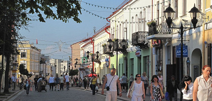Вид на Советскую улицу в Гродно