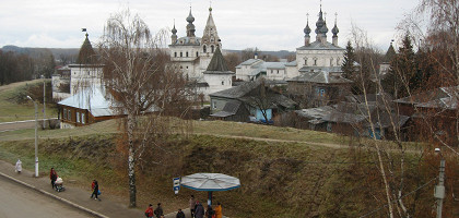 Вид на Михайло-Архангельский монастырь, Юрьев-Польский