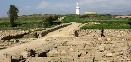 Маяк археологического парка в Пафосе