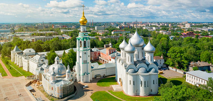 Вид на вологодский кремль