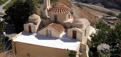 Церковь Panagia Episkopi, Санторини
