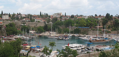 Вид на порт Анталии—Марина