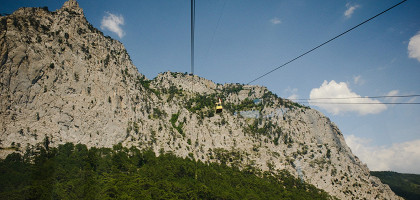 Канатная дорога на Ай-Петри, Крым, Россия