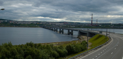 Мост через Кольский залив, Мурманск