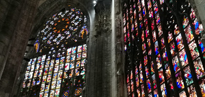 Витражные окна Миланского собора Дуомо