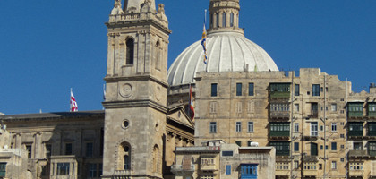 Базилика Богородицы горы Кармель, англиканский собор св. Павла, Валлетта, Мальта
