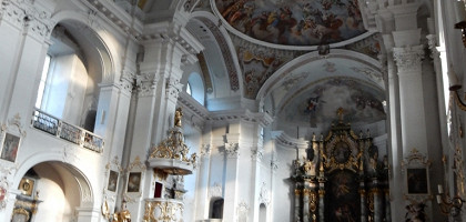 Внутреннее убранство собора в Матрай-ин-Осттироле, Тироль, Австрия