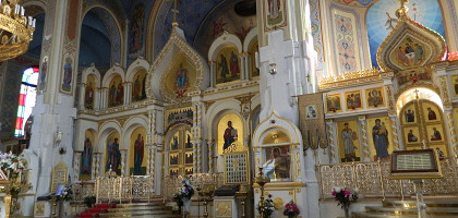 Покровский собор в Гатчине, интерьер
