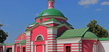 Аносин Борисоглебский монастырь, надвратная церковь Димитрия Ростовского