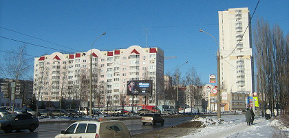 Новостройки на улице Меркулова, Липецк