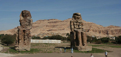 Колоссы Мемнона в Луксоре, Египет