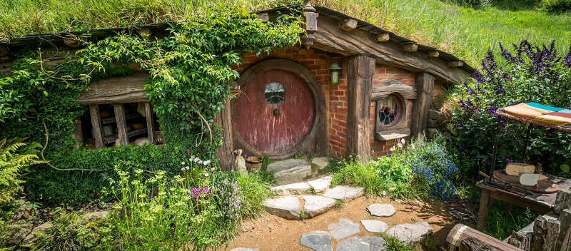 Матамата, Новая Зеландия. Съемочная площадка Хоббитона