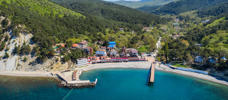 Джанхот, Россия, Черное море, бухта