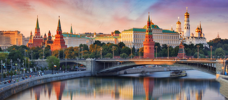 Москва-река и Кремль, Москва