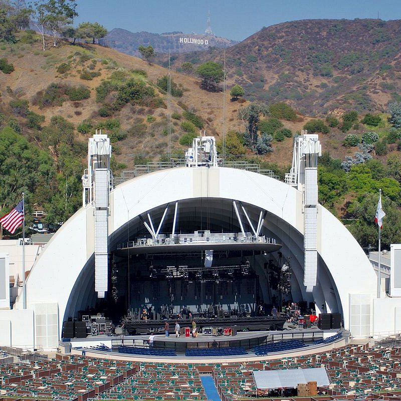 Амфитеатр Лос Анджелес. Голливуд-Боул. Голливуд-Боул 1960. Hollywood Bowl address.